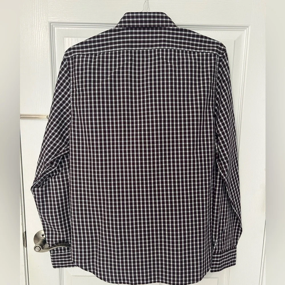Men’s Nautica Long Sleeve Slim Fit Dress Shirt size large - Picture 3 of 3